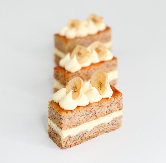 Banana Cake Slice